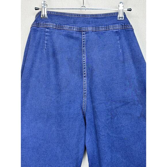 Bill Blass Jeans Women’s 14 Blue High Rise Bermuda Shorts Stretch Denim Cotton - Picture 7 of 12